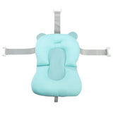 Portable Baby Shower Air Cushion Bed Babies Infant Baby Bath Pad Non-Slip Bathtub Mat Newborn Baby Safety Security Bath Seat