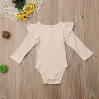 Newborn Baby Girl Boys Long Sleeve Romper Jumpsuit Bodysuit One-pieces Clothes Bodysuit One-pieces  Sweater Clothes