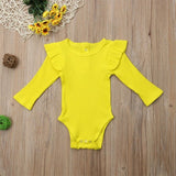 Newborn Baby Girl Boys Long Sleeve Romper Jumpsuit Bodysuit One-pieces Clothes Bodysuit One-pieces  Sweater Clothes