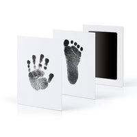 Safe Non-toxic Baby Non-Toxic Baby Handprint Footprint Imprint Kit Baby Souvenirs Casting baby Footprint Ink Print Pad