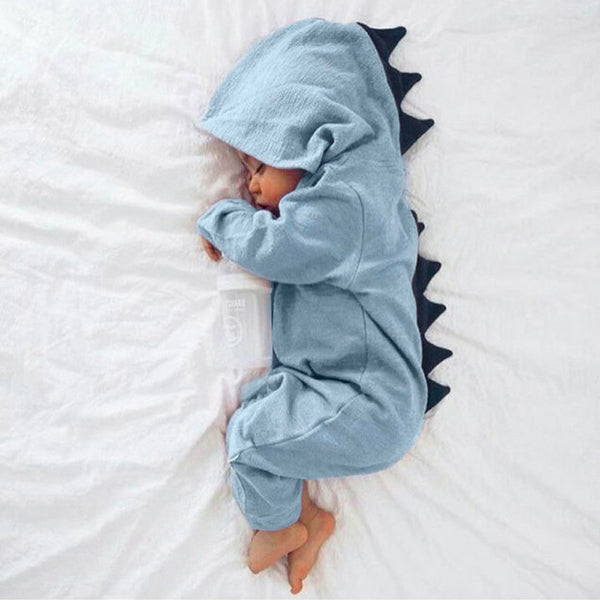 baby bodysuit Newborn Infant Baby Boy Girl Dinosaur Hooded Romper Jumpsuit Outfits Clothes roupa infantil7.041gg