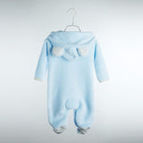 Newborn baby romper Coral Fleece Winter newborn clothes Longsleeve Warm baby girl clothes Animal Overall baby rompers jumpsuit