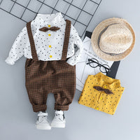 Toddler Children Clothes Suits Baby Clothing Boy Sets Shirt+Pants 2pcs 2019 Autumn Gentleman Style Kids clothes Infant Costume